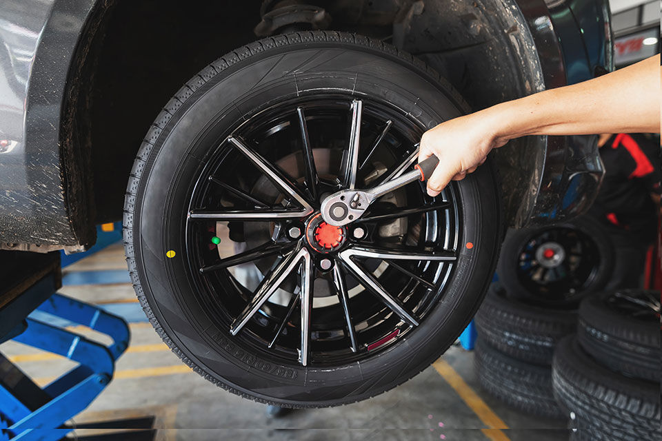 Le montage des pneus