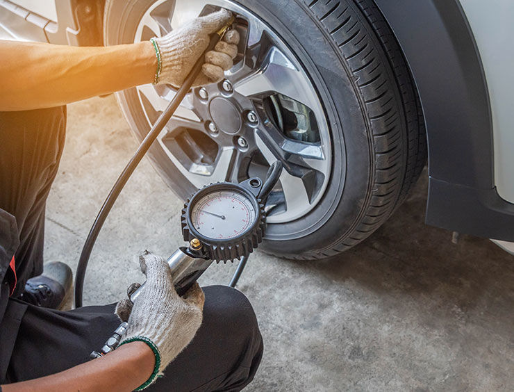 Stations de gonflage de pneus